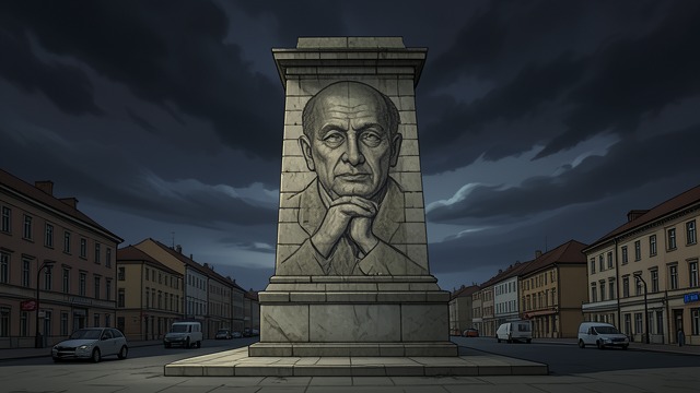 A Kingdom as Biography from "The Killer". A Kingdom as Biography Self Made Monument Berenger imagines that every school, public building, vehicle, and church should preserve his name and image.