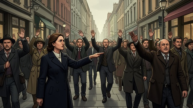Change Without Change from "The Killer". Change Without Change Contradictory Promises Mother Peep promises to rename coercion, occupation, and compulsory labor as their opposites.
