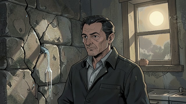 A Crack in the Wall from "The Killer". A Crack in the Wall Visible Damage The Guard reports a crack, failed heating, and a sun that no longer answers royal orders.