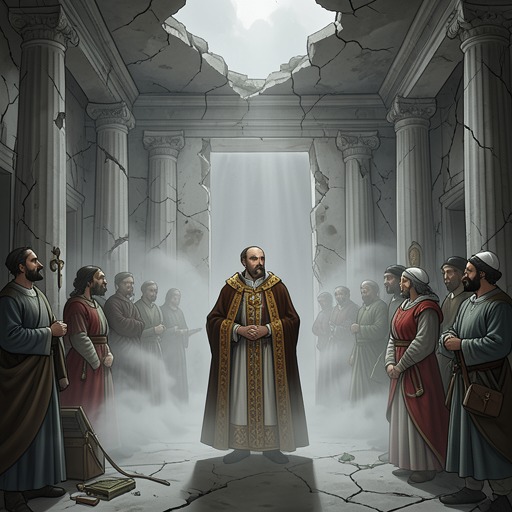 The Collapse of the Kingdom from "The Killer". This flow follows the disintegration of Berenger the First’s realm as environmental ruin, institutional failure, and royal decline become inseparable.