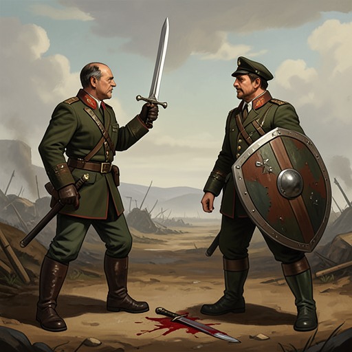 Macbett and Banco’s Broken Brotherhood from "The Killer". This flow traces the movement from military camaraderie to rivalry, mutual implication, and Macbett’s final betrayal of Banco.