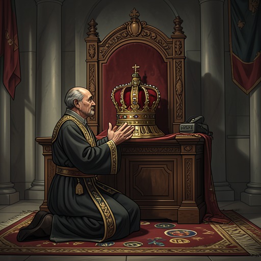 Sacred Kingship and Its Exposure from "The Killer". This flow traces the religious and ceremonial claims that legitimize Duncan and how the violence at court undermines them.