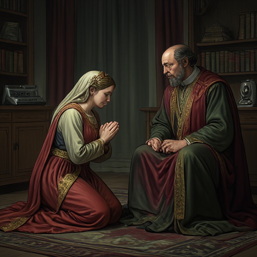 Marie’s Farewell from "The Killer". This flow traces Queen Marie’s loving effort to comfort Berenger the First and her gradual recognition that attachment cannot keep him alive.
