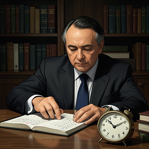 Time Deferred, Death Unprepared from "The Killer". This flow develops the play’s conflict between the endless postponement of preparation and the sudden arrival of a deadline.