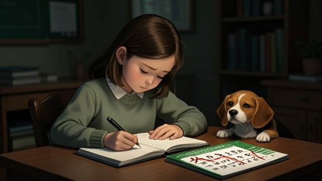 Absences Begin from "A Dog's Journey". School Versus Care A Hidden Puppy CJ stays home to tend to Molly, who cannot yet be left alone for long.