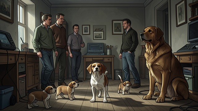 Waiting for a Home from "A Dog's Journey". Visitors Come and Go An Unchosen Puppy Families visit and play with Molly and Rocky, but repeatedly choose other dogs.