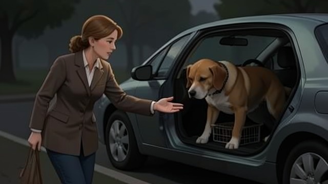 A False Treat from "A Dog's Journey". Winning Trust Food as Lure Gloria calls Molly outside and gives her pieces of meat. She then opens the car door and encourages the dog to get in.