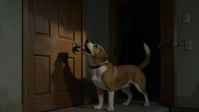 The Second Separation from "A Dog's Journey". Waiting Behind A Misunderstood Goodbye Molly sees Clarity leave with Rocky and believes she has been rejected. She barks and scratches at the door in panic.