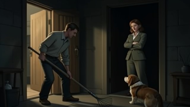 The Home Intrusion from "A Dog's Journey". Crossing a Boundary Forced Entry Shane admits he used a rake through the dog door to unlock the home.