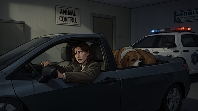 The Barking Shelter Again from "A Dog's Journey". Another Separation Police Intervention Police find CJ living in her car and separate her from Molly, sending the dog to Animal Control.