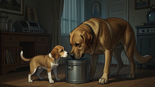 Observing Luke from "A Dog's Journey". Learning Through Watching The Training Game Molly watches Luke sniff containers and lie down when he detects a target scent.