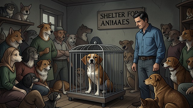 A Shelter in New York from "A Dog's Journey". A Narrow Chance A Difficult Reputation Reborn as Max, the dog resists strangers and reacts defensively in a crowded shelter.