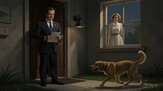 The Truant Officer from "A Dog's Journey". Official Attention A Visit at the Door A truant officer asks why CJ is missing school.