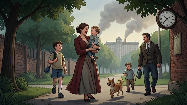 Family Beyond the Conflict from "Say Nothing". Children and Ordinary Life A new family Price and Rea have two sons and build a family life between London and Belfast.