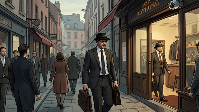 The Toy Salesman from "Say Nothing". A Legend for Belfast A civilian identity Hughes becomes Arthur McAllister, a toy salesman with an ordinary suit, briefcase, and licence.