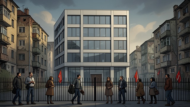 Walls After the War from "Say Nothing". Boundaries Survive Ceasefire The city is rebuilt Low-rise Divis blocks are demolished, but Divis Tower remains.