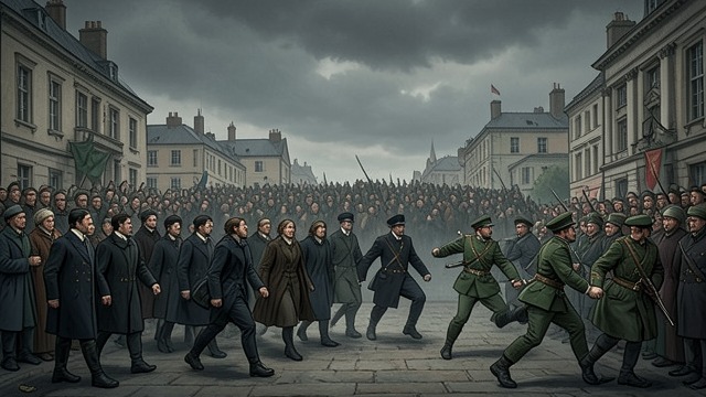 Burntollet Bridge from "Say Nothing". A March Turns Nonviolent hopes Dolours and Marian join the civil-rights march from Belfast to Derry, hoping that protest can unite working people across…