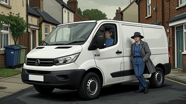 A Familiar Laundry Van from "Say Nothing". Surveillance in the Suburbs A trusted service Four Square Laundry collects garments from homes around Belfast.