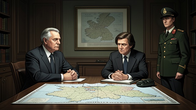 The Peace Agreement from "Say Nothing". Compromise as Strategy Consent replaces immediate withdrawal The Good Friday Agreement keeps Northern Ireland in the United Kingdom unless a majority chooses…
