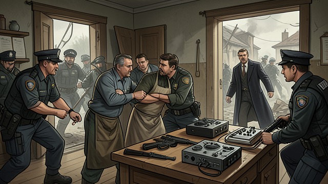 The Disguise Collapses from "Say Nothing". Arrest in the Suburbs A raid ends the legend Police and soldiers raid the house and identify the toy salesman as Hughes.