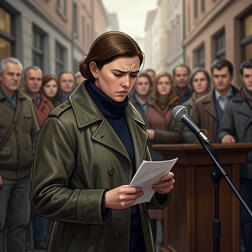 Helen McConville’s Search from "Say Nothing". This flow follows Helen McConville’s transformation from an overwhelmed teenager into a public advocate demanding answers for her mother and family.