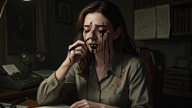 Ink Across the Face from "Winter in Sokcho". Ink Across the Face Entering the artist’s room After learning that Yan Kerrand will leave, the narrator enters his room while he is away.
