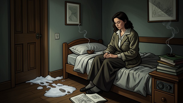The Empty Room from "Winter in Sokcho". The Empty Room Traces of departure After Yan Kerrand has gone, the narrator finds his room carefully emptied except for a frayed sketchbook.