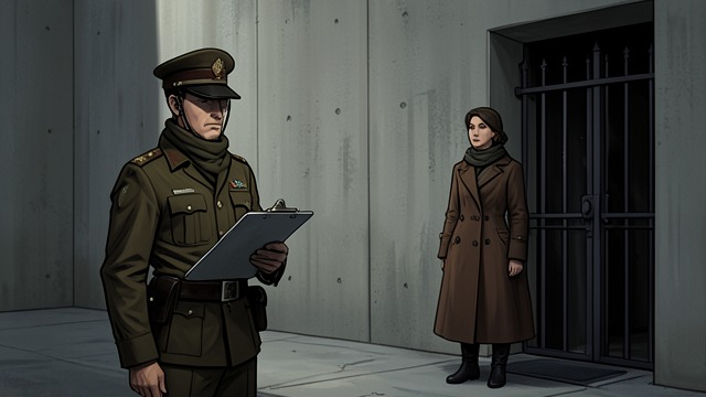 The Checkpoint from "Winter in Sokcho". The Checkpoint Restricted passage At the checkpoint, a young soldier makes the pair complete forms and repeats rules against photography, filming, leaving the…