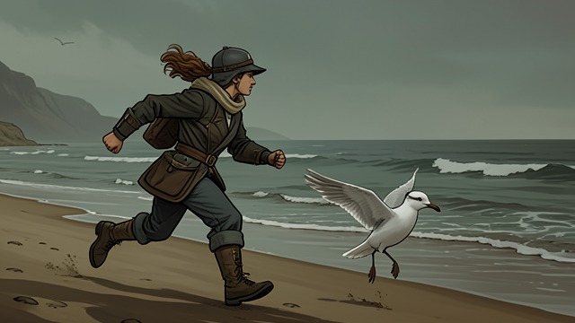 The Limping Seagull from "Winter in Sokcho". The Limping Seagull Chasing an awkward bird On the beach, the narrator chases a limping seagull until it flies away.