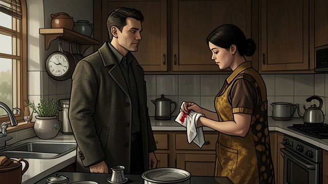 Water in the Kitchen from "Winter in Sokcho". Water in the Kitchen An accidental closeness Yan Kerrand comes into the kitchen for water while the narrator prepares Octopus.