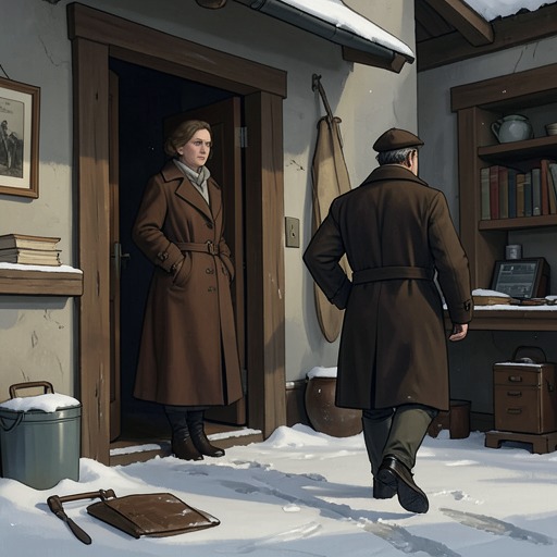 The Narrator and Yan Kerrand from "Winter in Sokcho". This flow traces the narrator’s emotional attachment to Yan Kerrand through attention, shared journeys, withdrawal, and an unresolved farewell.
