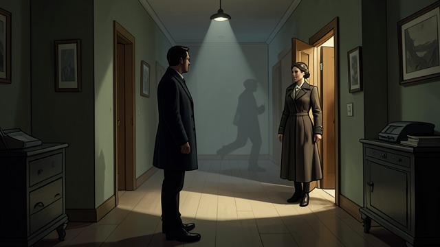 The Final Authorization from "All the Old Knives". The Final Authorization Last Opportunity Treble spots Celia leaving and asks Henry whether he should kill her. Henry has only moments left to answer.