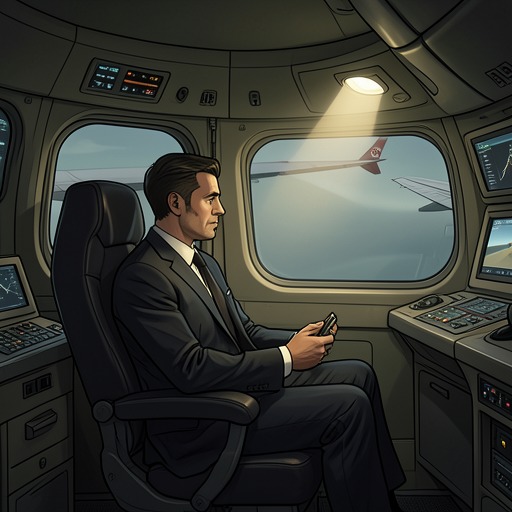 The Courier on the Plane from "All the Old Knives". Ahmed Najjar’s covert messages briefly offer the station a lifeline, then become evidence that the hijackers have penetrated its intelligence operation.