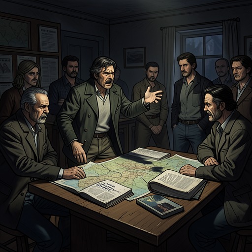 The Fight Over Rescue from "All the Old Knives". The station’s argument over whether to storm Flight 127 evolves from tactical debate into a crisis of secrecy, trust, and lost time.