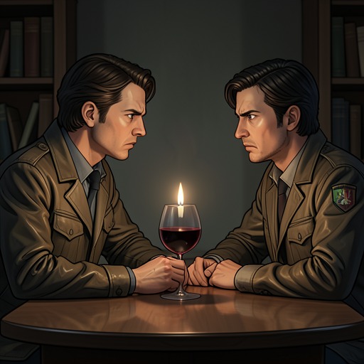 Celia Versus Henry from "All the Old Knives". The old lovers’ dinner shifts from guarded warmth to an evidentiary duel in which each recognizes the other’s manipulation and hidden purpose.