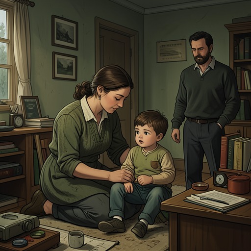 Celia and Drew’s Family Life from "All the Old Knives". Celia’s marriage to Drew and her devotion to Evan and Ginny establish the family life she protects when Henry returns.