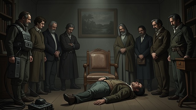 A Closed Circle from "Bloodhounds". A Closed Circle The meeting as a crime scene Diamond identifies the Bloodhounds meeting as the crucial shared event.
