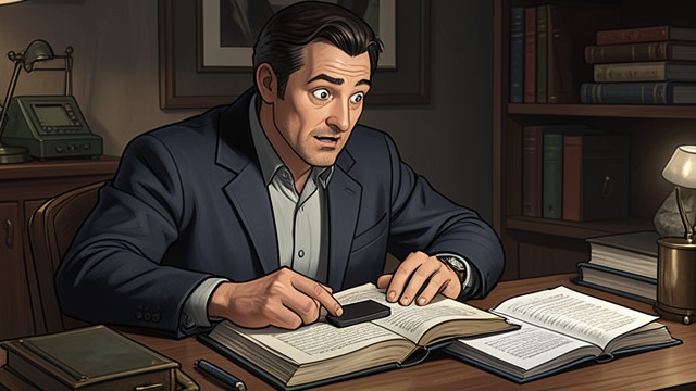 A Stamp Between Pages from "Bloodhounds". A Stamp Between Pages The shock of discovery Milo opens his copy of The Hollow Man and finds the missing Penny Black inside.