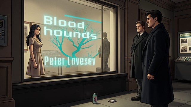 The Graffiti Connection from "Bloodhounds". The Graffiti Connection An unreported accusation Shirley-Ann tells police that someone wrote She did for Sid across the gallery window during a private view.