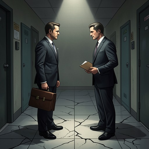 Diamond and Wigfull’s Rivalry from "Bloodhounds". This flow follows the competitive partnership between Diamond and Wigfull as professional pride repeatedly collides with the need to share evidence and credit.