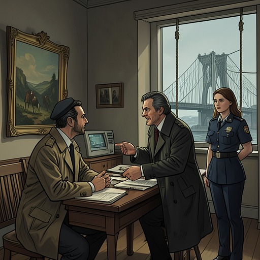 The Battle Over Who Gets Believed from "Bloodhounds". This flow traces the conflict between plausible stories and verified facts as the investigators repeatedly misread clues before testing them.