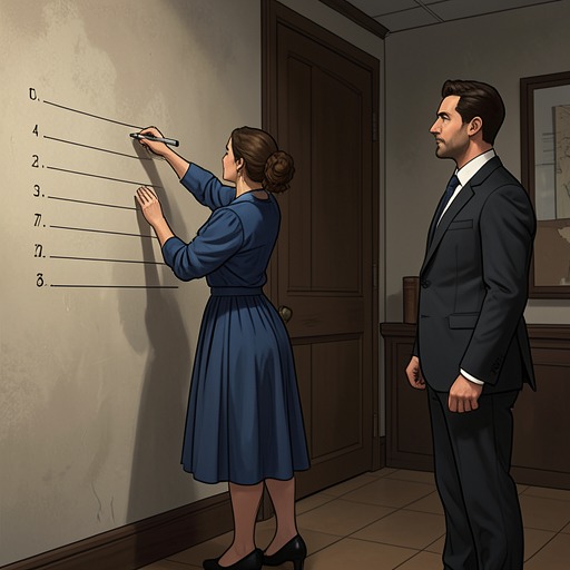 The Gallery Graffiti from "Bloodhounds". This flow traces the message accusing Jessica, the decision to suppress it, and its eventual role in the attempt to frame Rupert.