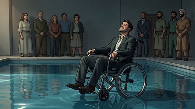 The Attackers’ Motive from "Los renglones torcidos de Dios". Conflict Becomes Recovery The phobia collapses Ignacio swims calmly once the childhood memory becomes conscious.