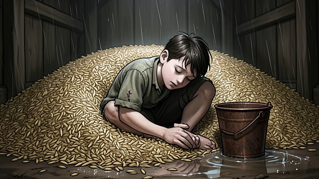 A Child Hidden Away from "Los renglones torcidos de Dios". The Barn Imprisonment Poison and panic As a child, El Pecas becomes ill after tasting a poisonous root with other boys.