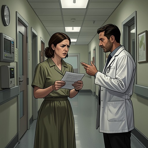 The Two Versions of Admission from "Los renglones torcidos de Dios". Alice’s changing explanation of why she entered the hospital becomes the central test of whether she is an investigator, a patient, or both.