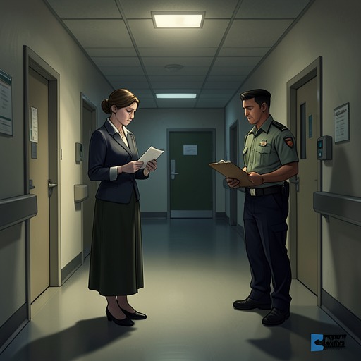 Admission as a Trap from "Los renglones torcidos de Dios". The hospital admission procedure becomes a literal and metaphorical trap as Alice’s intended cover story outlasts her control over the consequences.