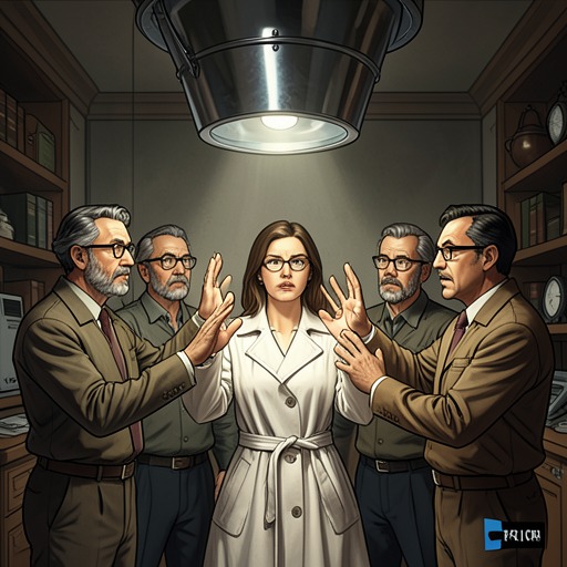 The Meaning of Unanimity from "Los renglones torcidos de Dios". The doctors’ final demand for unanimous agreement turns Alice’s discharge into a test of collective judgment and institutional responsibility.