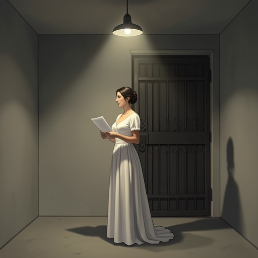 Alice’s Confinement and Release from "Los renglones torcidos de Dios". Alice’s legal status shifts from a confinement she believes she chose for work to an institutionally enforced detention whose eventual release depends on…
