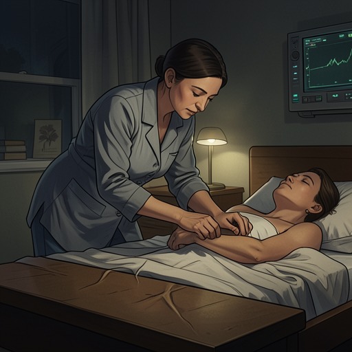 The Ward’s Invisible Labor from "Los renglones torcidos de Dios". The daily work of caregivers reveals the human cost of profound illness and changes Alice’s idea of what kind of life she wants after release.