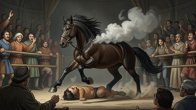 The Teaser Stallion from "A Man in Full". The Teaser Stallion Spectacle Charlie Croker uses the horse-breeding procedure to display elemental power before his guests.